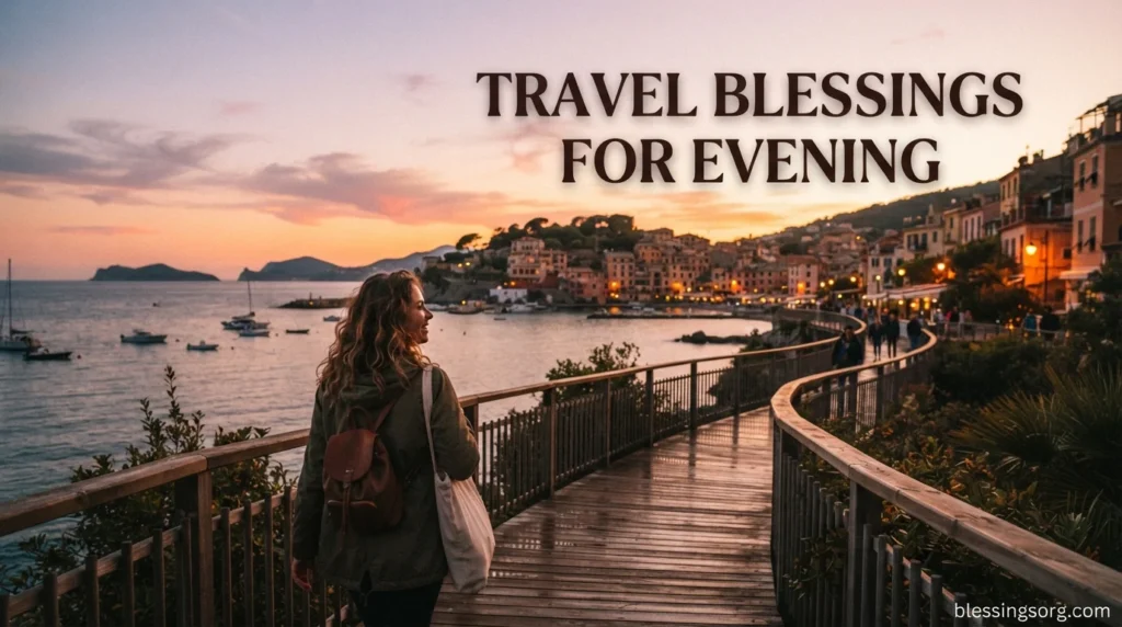 Travel Blessings for Evening