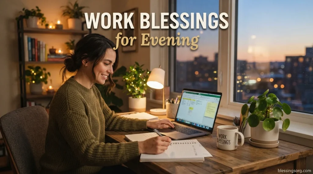 Work Blessings for Evening